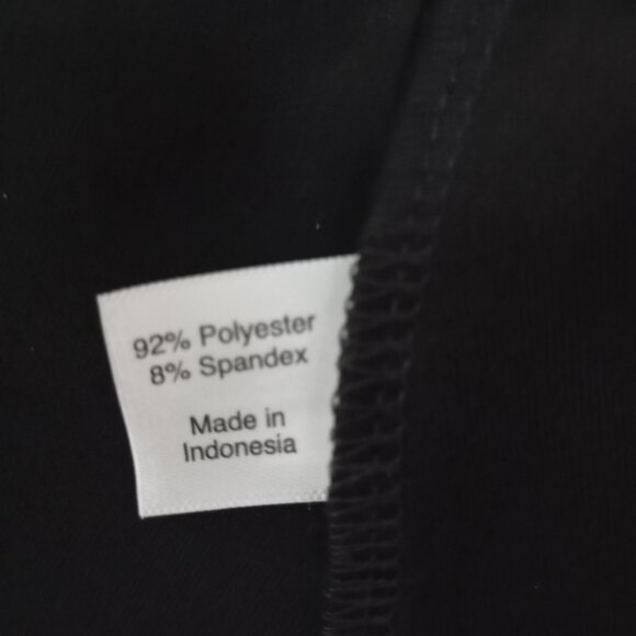 Lane Bryant Womens Plus Size Faux Leather Dress Black 26 Midi - Picture 4 of 12